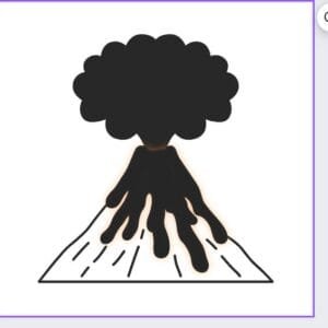 Volcano Svg