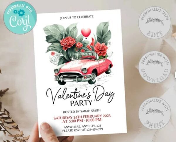 Valentines Day Party Invitation