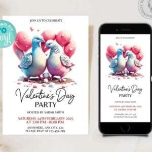 Valentines Day Party Invitations