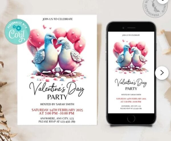 Valentines Day Party Invitations