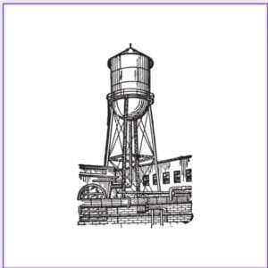 Water Tower Svg