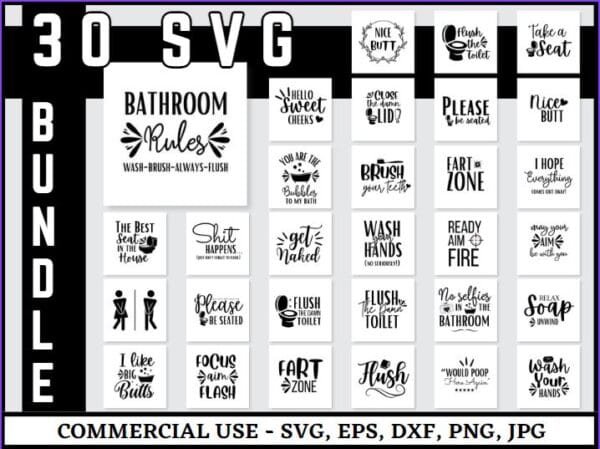 Bathroom Svg