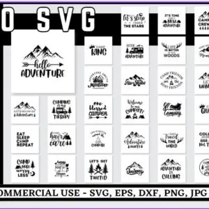 Camping Svg Bundle