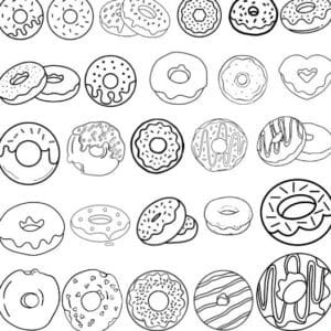 Donut Svg Bundle