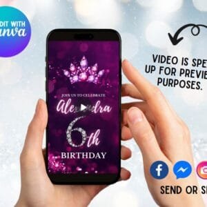 Pink Crown Birthday Video