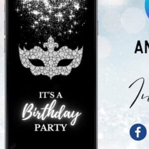 Silver Diamond Animated Invitation