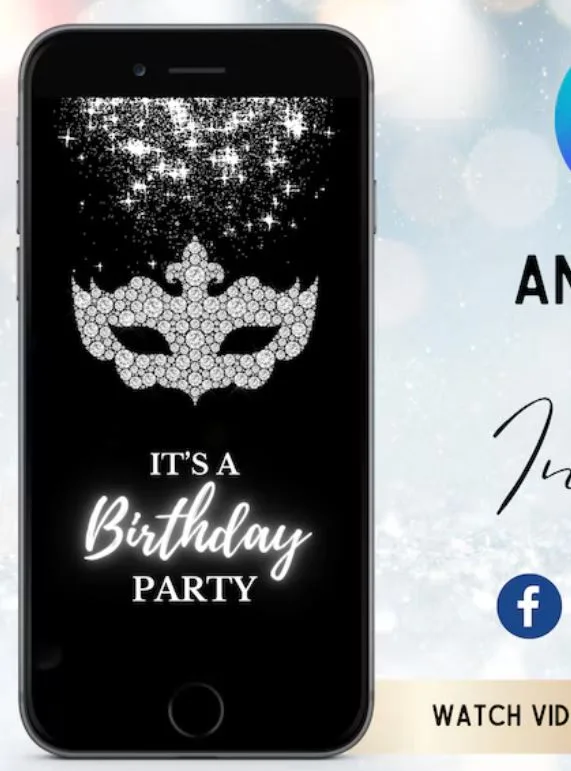 Silver Diamond Animated Invitation