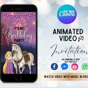 Tangled Animated Invitation