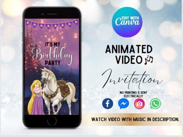 Tangled Animated Invitation