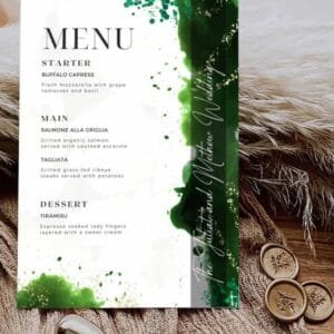 Wedding Menu Template