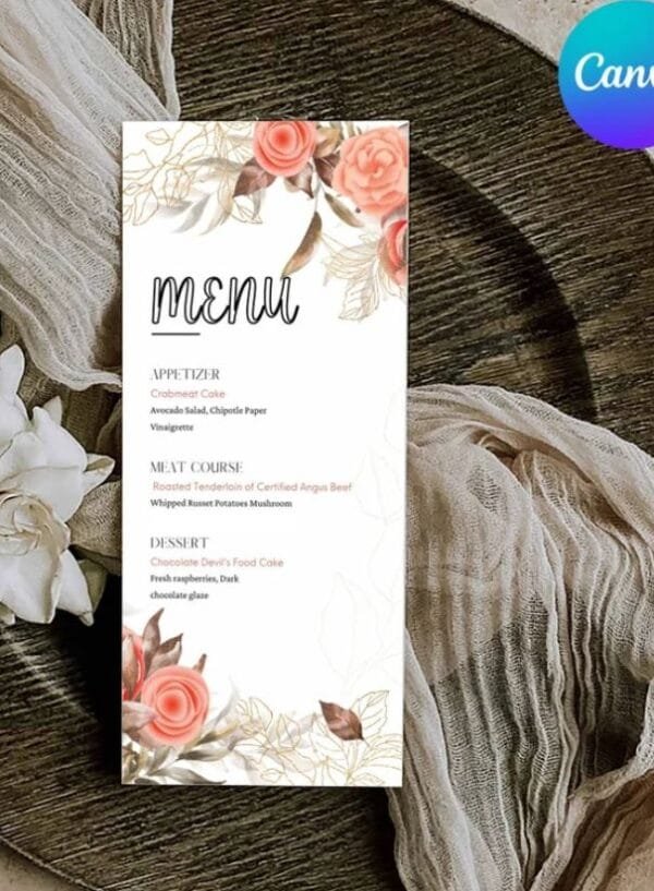 Wedding Menu