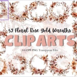 Floral Wreath Clip Art