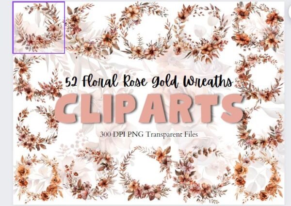 Floral Wreath Clip Art