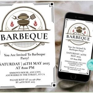 Bbq Party Invitation Template