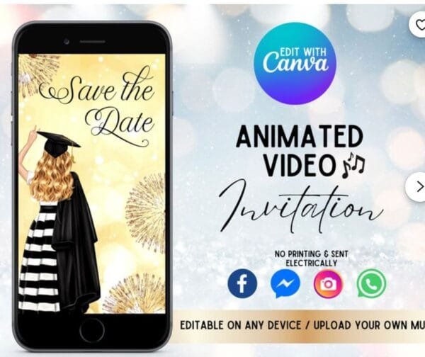 Graduation Video Invitation