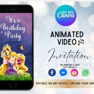 Tangled Animated Invitation