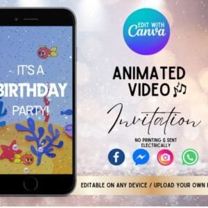 Animated Sea Splash Birthday