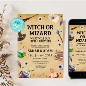 Editable Witch or Wizard