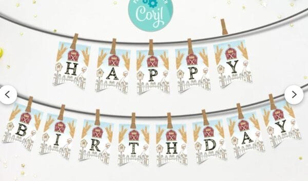Editable Farm Banner