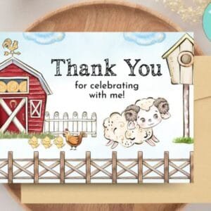 Editable Farm Thank You