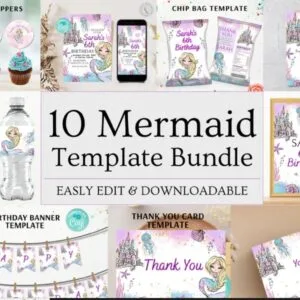 Mermaid Birthday Party Bundle