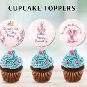 Princess Cupcakes Toppers