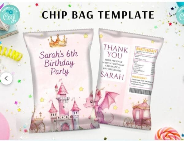 Princess Chip Bag Wrapper