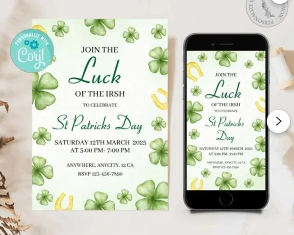 St. Patrick's Day Party Invitation