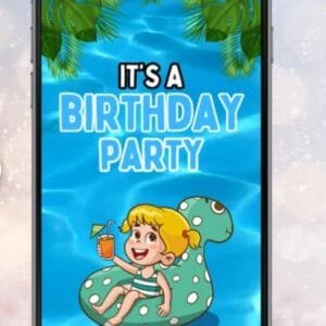 Pool Party Invitation