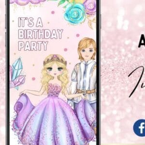 Any Text Princess Birthday