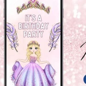 Princess Birthday Party Invitation